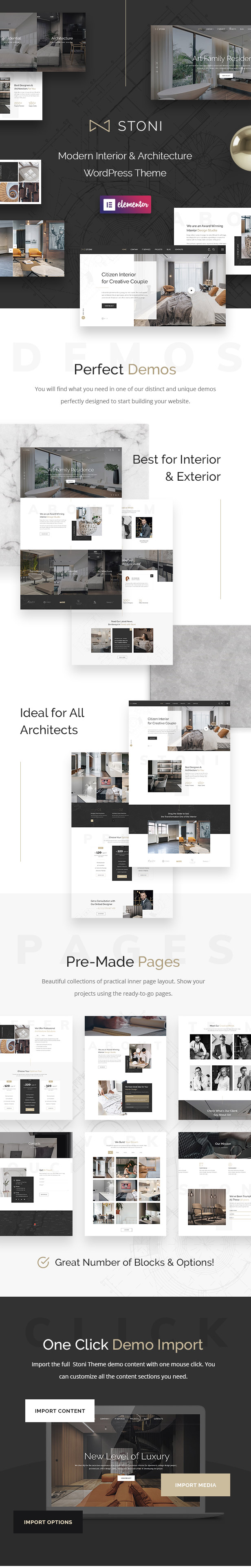 Stoni - Architecture & Interior Design Agency WordPress Theme - 2